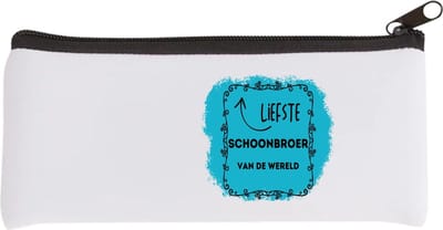 Akyol - de liefste schoonbroer van de wereld Etui - Broer - de liefste schoonbroer - verjaardag - cadeautje voor broer - broer artikelen - kado - geschenk - 20 bij 9 cm