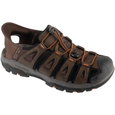 Skechers Slip-Ins: Relaxed Fit Sandalen - Donkerbruin - Maat 47.5