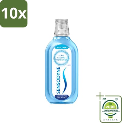 Sensodyne - Mondwater - Fresh & Cool - 500ml x 10