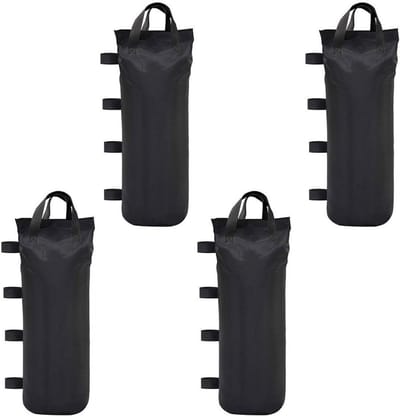 Zware Gewichten voor Gazebo - 4 Stuks van 50 x 20 cm met Zandzakken voor Stabiliteit en Versteviging - Duurzaam 800D Oxford Stof