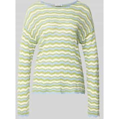 gebreide pullover met ronde hals