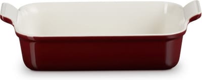 Le Creuset Ovenschaal 26 cm - 2,4 L - Aardewerk - Garnet - Rechthoek