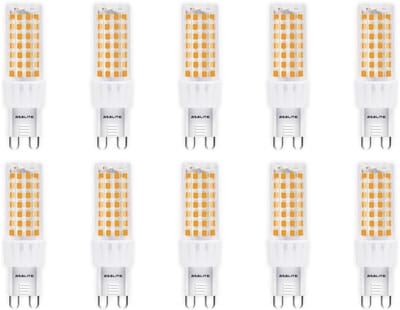 Asalite LED Lamp G9 Fitting - 6W = 50W - 600 Lumen - 4000K Neutraal Wit Licht - Niet Dimbaar - 220-240V - G9 LED Steeklampje - 10 stuks