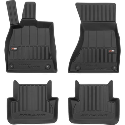 Frogum No.77 - Automatten set - Geschikt voor Audi A4 B8 2008-2015 - 3D TPE Rubber - 4-delig - Zwart
