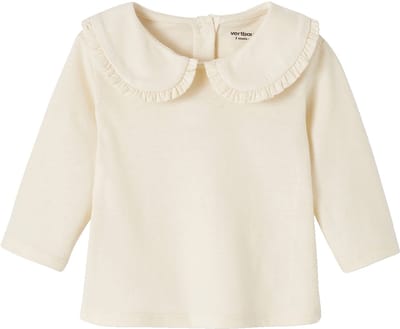 Vertbaudet Baby T-shirt met lange mouwen en claudinekraag