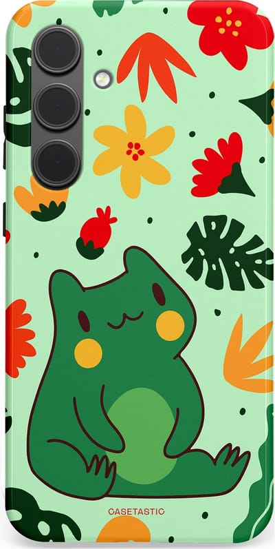 Casetastic Hoesje Geschikt voor Samsung S24 Plus - Stijlvolle Beschermende Duo-layer Case - Kwaakje