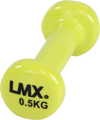 LMX Vinyl dumbbellset l 0,5kg l Geel