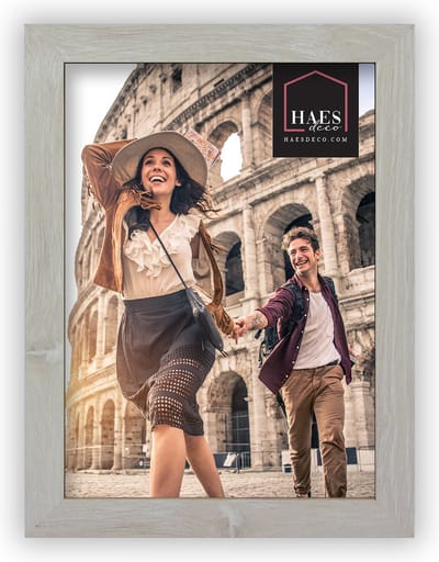 HAES DECO - Houten fotolijst Roma grijs voor 1 foto formaat 13x18 - SP13718