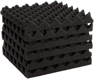 Geluidsisolatie Schuim - Akoestische Panelen - Studio Opname - Geluidsabsorberend Ontwerp - 5x5x5 Cm - Zwart