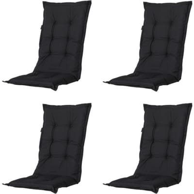 Madison kussen lage rug panama black 105x50 - 4 stuks