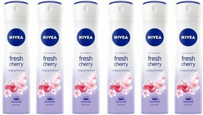Nivea Deospray – Fresh Cherry 150 ml (6 stuks)