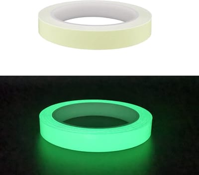 Jonyx - Glow in the dark tape - Lichtgevend tape - Plakband - 1 cm breed - 10 meter lang - Licht groen op