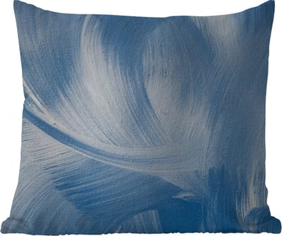 Tuinkussen - Blauw - Acrylverf - Design - 40x40 cm - Weerbestendig