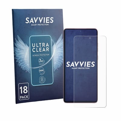 Savvies - Screenprotector voor Motorola Moto G Stylus 5G 2026 - Folie Beschermfolie transparant 18 Stuks