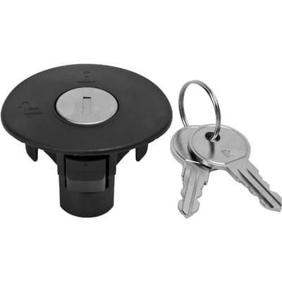 Gas Brandstoftank Plug Vergrendelend 8U5Z9C268B Plug Afdekkap met 2 Sleutels Vervanging voor Ford Edge Escape gray