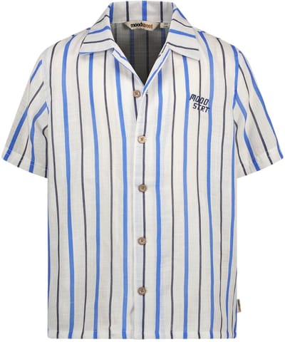 Moodstreet - OTTO striped summer shirt - Ultra Blue - Maat 122-128