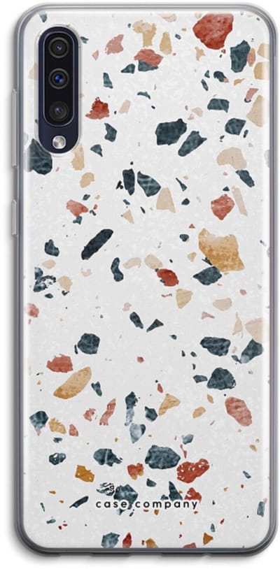 Case Company® - Hoesje geschikt voor Samsung Galaxy A50 hoesje - Terrazzo N°4 - Soft Cover Telefoonhoesje - Bescherming aan alle Kanten en Schermrand