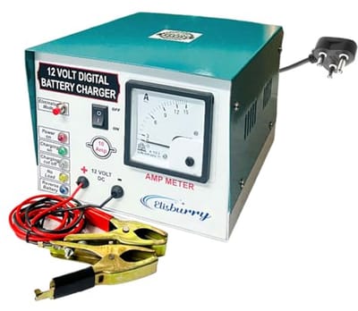 Acculader - Batterijlader - Voertuigen Opladen - Automatische Controle - 10 Amp - Zwart