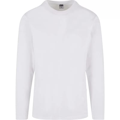 Urban Classics - Basic Longsleeve shirt - 5XL - Wit