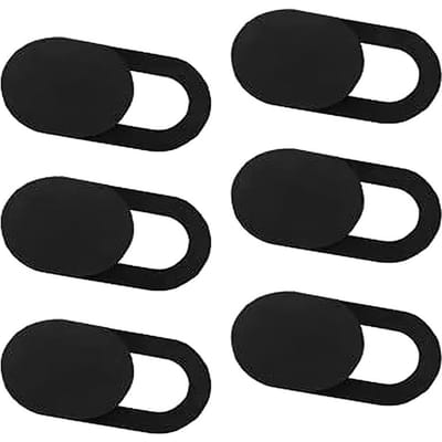 Camera Privacy Bescherming Ultra Dunne Webcam Cover Voor Computers Laptops Tablet Hoge Kwaliteit Cover 6 STUKS Wit 6pcs zwart