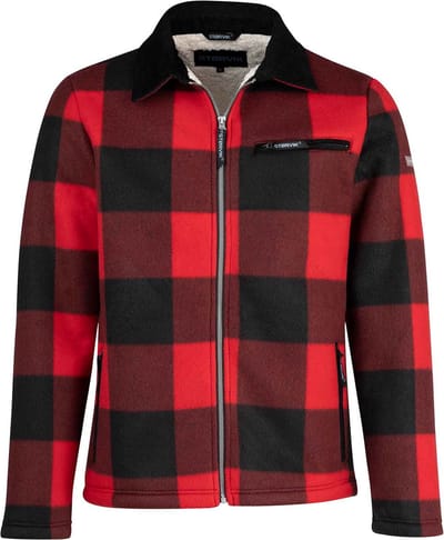 STØRVIK London Houthakkers Fleece Jas Lumberjack - Teddy Vest - Maat 2XL - Rood