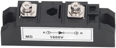 Allecto - Driefasige Diode Gelijkrichter Module - Krachtige 100A - Eenvoudige installatie - Zwart - Betrouwbaar en efficiënt - Voor lasstructuren -...