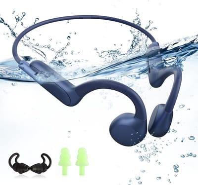 Bone Conduction Koptelefoon – Bluetooth Headphones – Draadloze Oordopjes – Open-Oor Hoofdtelefoon – Sport Koptelefoon – Veilig Tijdens Sporten – Lichtgewicht & Duurzaam