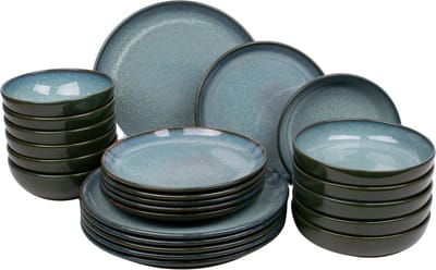 Kade 171 Evora serviesset 24-delig 6 personen - Portugees stoneware groen