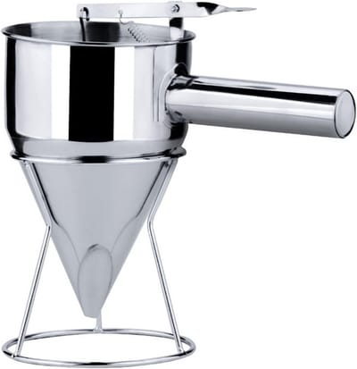 Beslag Dispenser - Taart Mixer - Bakken Maken - Met Frame Rek - 22 x 14.3 cm - Zilverkleurig