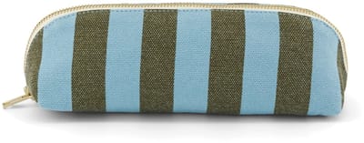 Rose in April Etui Pennenzak Groen Blauw Strepen