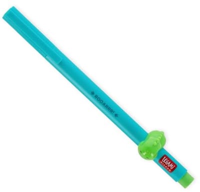 Decoratieve Gelpen met Dierenthema - Dino, 0,5 mm, Groene Inkt, Rolpreventie