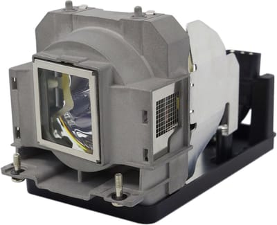 Beamerlamp geschikt voor de TOSHIBA TDP TW355 beamer, lamp code TLPLW14. Bevat originele P-VIP lamp, prestaties gelijk aan origineel.
