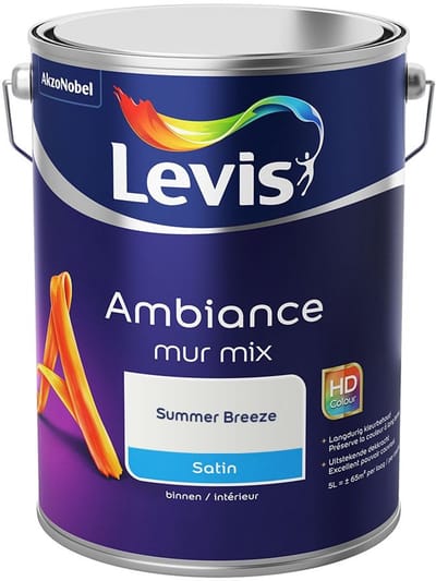 Levis - Ambiance Mur Satin Mix - Summer Breeze - Mengverf - 5 L