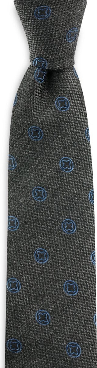 We Love Ties - Stropdassen - Stropdas Terrence Gray - grijs / lichtblauw