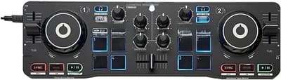 AHD® DJ Controller - DJ - Controller - Zwart - ‎38cm x 6cm x 14cm
