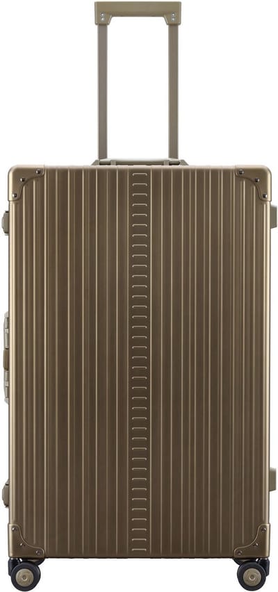 Aleon Traveler Macro trolley met 4 wielen, Aluminium, 77 cm - Harde bagage - TSA slot - bronze