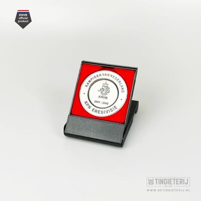 Miniatuur Kampioensschaal Eredivisie 01/02 - Ajax Amsterdam - Ajax - Voetbal - Minischaal - Officeel KNVB Product - Ajax Artikelen - Cadeau Ajax - Verzamelaar
