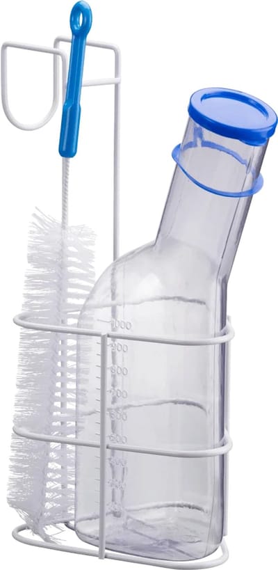 MultiMotion Urinaalset man (urinaal, houder en borstel)