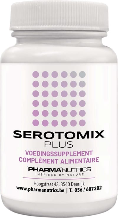 PharmaNutrics Serotomix Plus – Stemming, rust & focus – Saffraan Complex (60 V-caps)