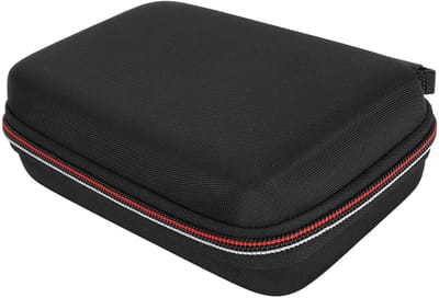 Dailygoods- Draagtas Harde Reistas - Draagbare Tas - Opbergtas - Voor 3DS XL/2DS XL - Nylon - Zwart - Met Speelgleuf en Binnenvak