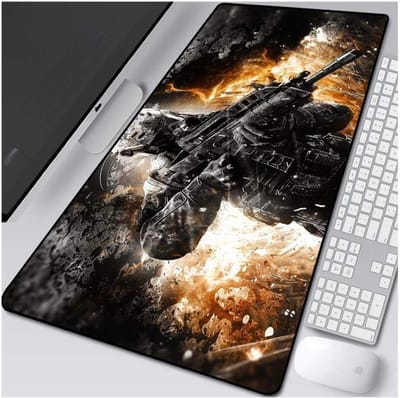 Muismat Call of Duty 800 x 300 mm muismat, Speed ​​​​​​​​​​​​​​​​​ Gaming muismat, geavanceerde XXL grote muismat met 3 mm dikke basis, voor notebooks, PC, H