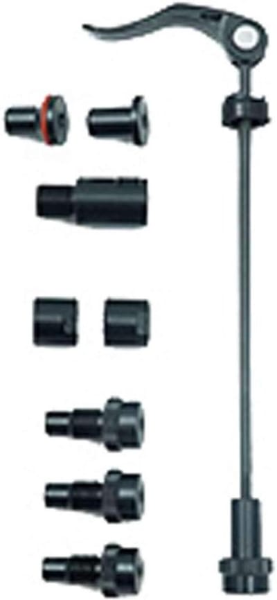 Steekas Adapter Kit - Fiets Trainer Ondersteuning - Fietstrainer Koppelen - Voor Steekassen 12mm - 7.4 x 23.1 cm - Zwart