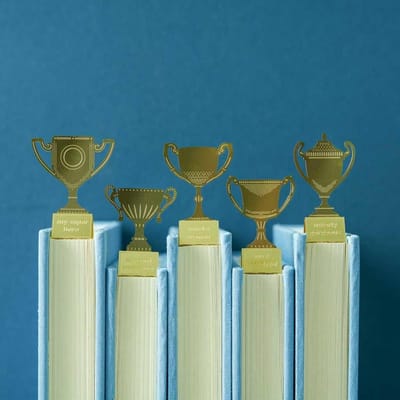 Tiny Trophies - Utterly Gorgeous - For Everyday Awards - Award your friends, family and loved ones with this miniature desktop trophy and brighten someone's day. Sometimes tiny can be monumental