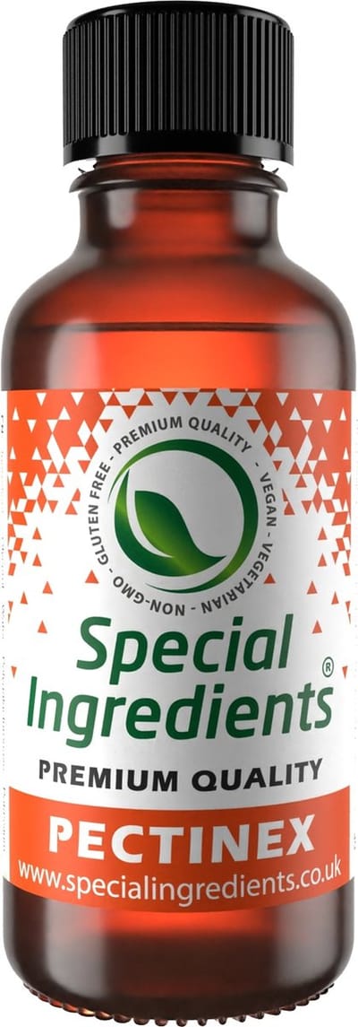 Pectinex - 1 Liter - Enzymatische Pectine Afbraak - Helder Sap - Perfecte Fruittextuur - Fruitpartjes schillen zonder mes - Moderne Gastronomie - Moleculair Koken - Hersluitbare fles - Recycled Plastic