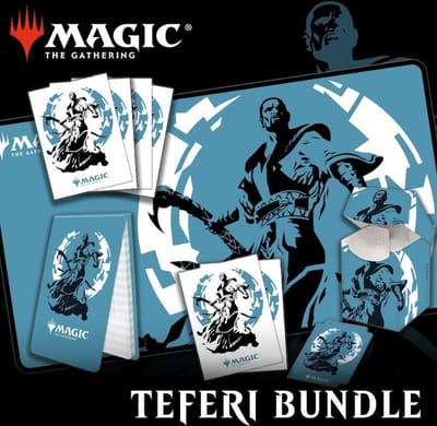 Magic: The Gathering - Accessories Teferi Bundle - Playmat + Sleeves