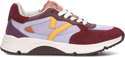 Wysh Jennifer Sneakers Meisjes - Leren Sneaker - Paars - Maat 29