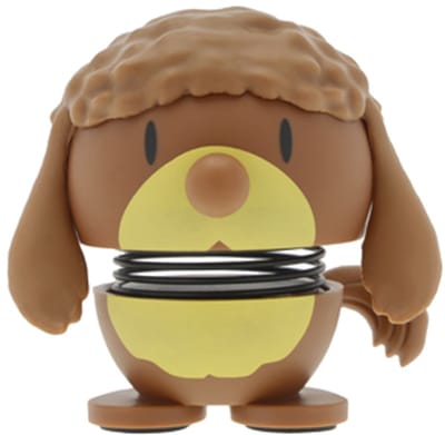 Hoptimist Beeldje Poedel Hond - XS - Bruin - Mini Beeldjes Decoratie voor Kantoor, Kamer en Woonkamer - Cadeau Idee voor Mannen, Vrouwen en Kinderen