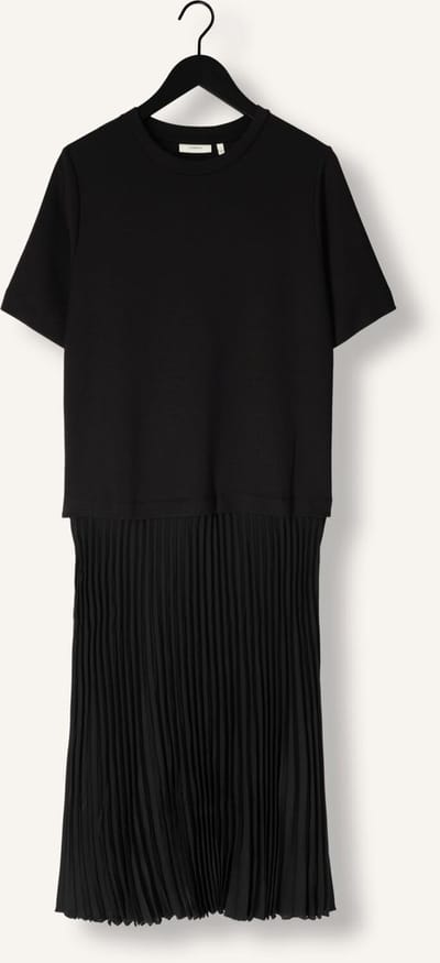 INWEAR Laicentiw Vincent Plisse Dress Dames - Jurk - Zwart - Maat S