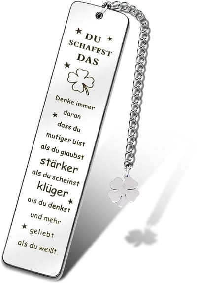 Dailygoods- Bladwijzer Metalen - Bloemenhanger - Cadeau voor Vrouwen - Verjaardag - Moederdag - Duurzaam - 13 cm x 2,5 cm - Boekenlegger