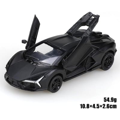 1:43 Schaal Replica Van De Svj Pullback Legering Auto Model, Speelgoed Voor Kinderen, Gegoten Metaal, Pullback Functie. black